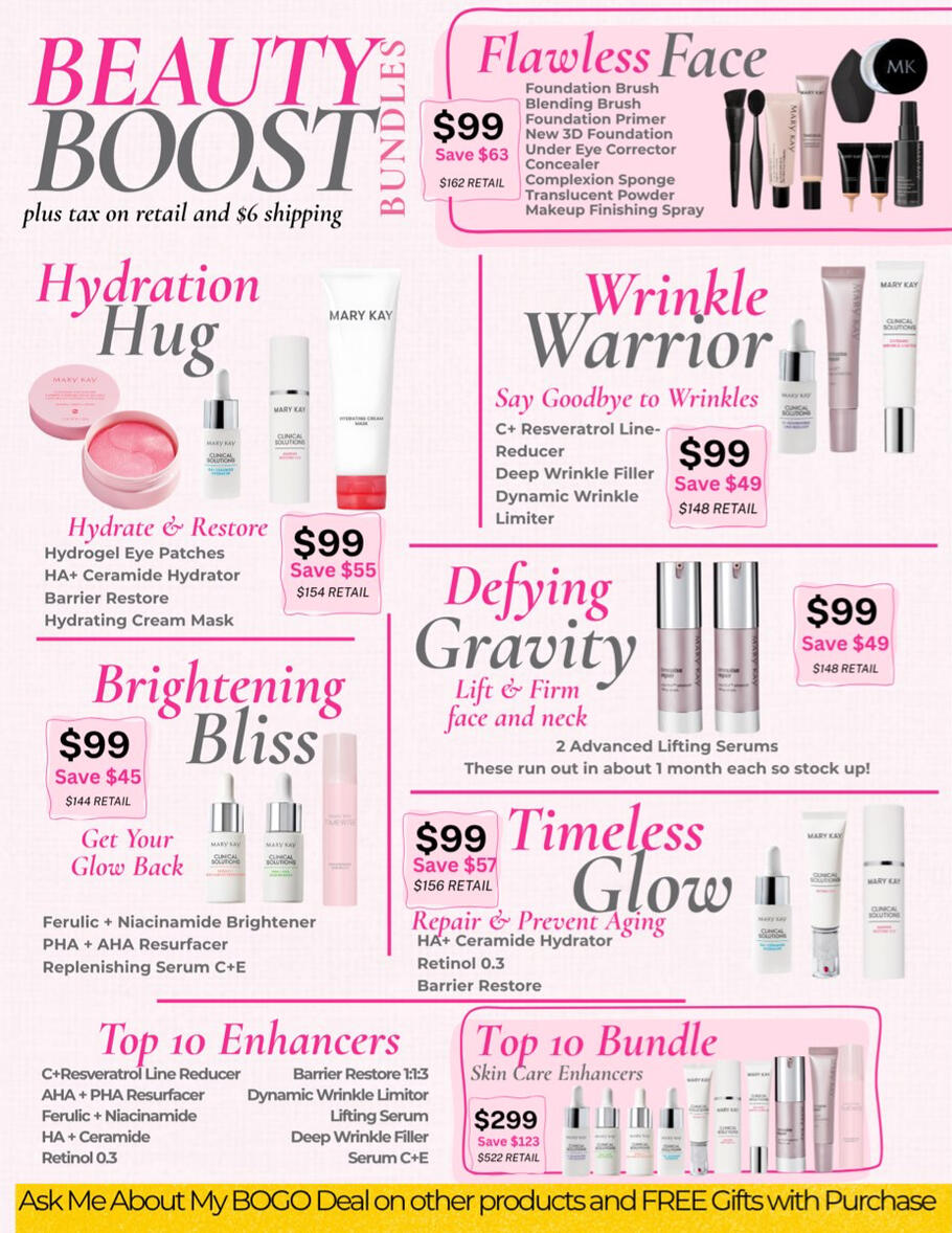Sale Flyer for June Beauty Bundles